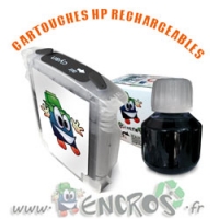 Kit Cartouche Rechargeable HP 38 Black