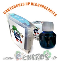 Kit Cartouche Rechargeable HP 38 Photo Cyan