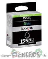 Lexmark 155XL - Cartouche d'encre Lexmark 14N1619E noir