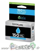 Lexmark 150XL - Cartouche d'encre Lexmark 14N1615E cyan