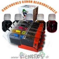 Pack de 5 Cartouches Rechargeables CANON CLI551/PGI550