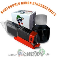 Kit Cartouche Rechargeable Canon CLI551 Black