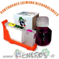 Kit Cartouche Rechargeable LEXMARK 100 Magenta