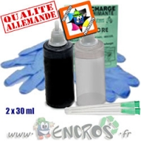 Kit Encre 2x30ML NOIR+GLOSS universelles pour EPSON