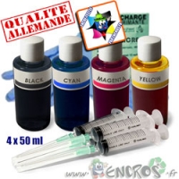 Kit Encre 4x50ML Couleurs universelles pour EPSON