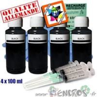 Kit Encre 4x100ML 1er PRIX compatible CANON IP Black