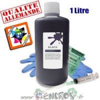 Bouteille 1L Encre universelle pour CANON NOIR