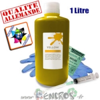 Bouteille 1L Encre universelle pour CANON YELLOW