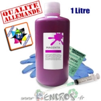 Bouteille 1L Encre universelle pour CANON MAGENTA