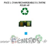 HP Puce Rechargeable Toner Cyan Série L