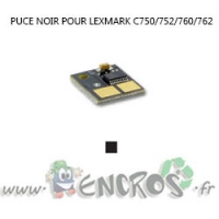 LEXMARK Puce NOIR Toner C752 et plus