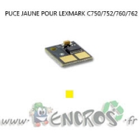 LEXMARK Puce JAUNE Toner C752 et plus