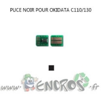 OKIDATA Puce NOIR Toner C110/130