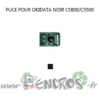 OKIDATA Puce NOIR Toner C5800/C5500