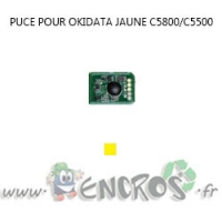 OKIDATA Puce JAUNE Toner C5800/C5500