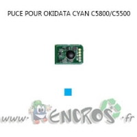 OKIDATA Puce CYAN Toner C5800/C5500