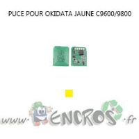 OKIDATA Puce JAUNE Toner C9600/9800