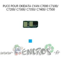 OKIDATA Puce CYAN Toner C7000 et plus