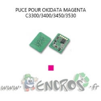 OKIDATA Puce MAGENTA Toner C3300 et plus