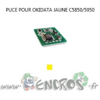OKIDATA Puce JAUNE Toner C5850/5950
