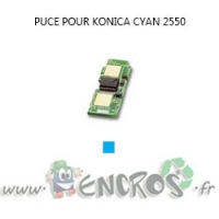 KONICA 2550 Puce CYAN Toner MINOLTA