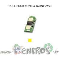 KONICA 2550 Puce JAUNE Toner MINOLTA