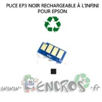 Epson Puce Rechargeable Toner Black Série EP3
