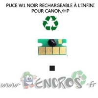 HP Puce Rechargeable Toner Black Série W1