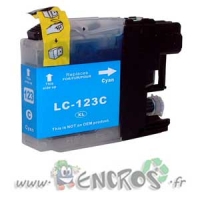 Cartouche Compatible Brother LC123/LC125 Cyan