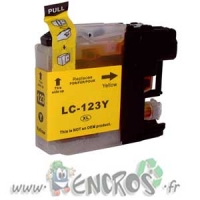 Cartouche Compatible Brother LC123/LC125 Jaune