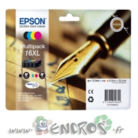 Epson T1636XL - éco pack 4 couleurs Epson C13T16364010