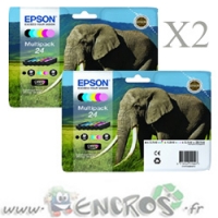 Epson X2 MULTIPACK T2428 - Cartouche d'encre Epson C13T24284010