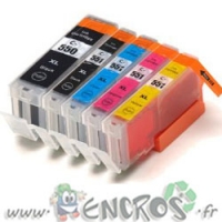 Pack 5 Cartouches compatibles PGI-550/CLI-551