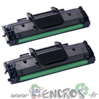 Xerox Phaser 3200 - Pack 2 Toners Compatibles Xerox 113R00730XL noir