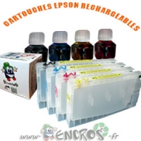 Pack Cartouches Rechargeables EPSON T6161/T6164