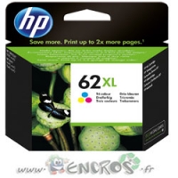 HP 62 - Cartouche d'encre HP numero 62XL C2P07AE Vivera couleur