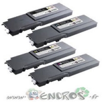 Dell C3760 / C3765 - Toner compatible 4 Couleurs