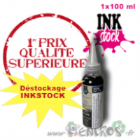 Kit 1x100ML Noir Inkstock Couleur Universelle Pour HP