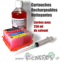 Rechargeables HP364 Nettoyantes au Solvant Encros