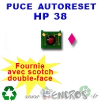 Puce Auto-Reset Magenta HP 38