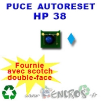 Puce Auto-Reset Jaune HP 38