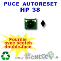 Puce Auto-Reset Noire HP 38