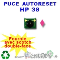 Puce Auto-Reset Photo Magenta HP 38