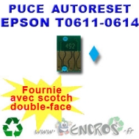 Puce auto-reset EPSON T0612 cyan