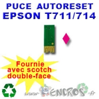 Puce Auto-Reset EPSON T0713 magenta