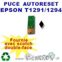 Puces Autoreset EPSON T1291 noire