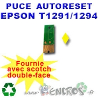 Puces Autoreset EPSON T1294 jaune