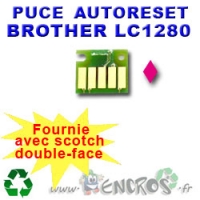 Puce Auto-Reset Magenta BROTHER LC1280