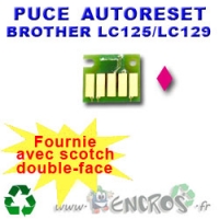 Puce Auto-Reset BROTHER LC125/129 magenta