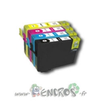 Ecopack 4 Cartouches compatibles de qualite Encros EP149-EP152- NOIR ET COULEUR